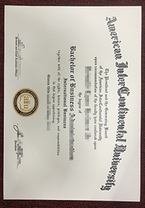Take Fake American Intercontinental University Diploma
