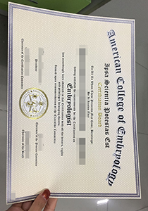 Order Fake American College Embryology Certificate