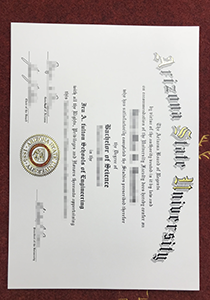 Buy fake degree Arizona State University fake diploma