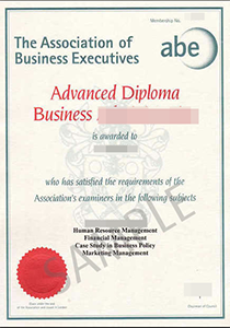 Association of Business Executives Certificate, buy fake Association of Business Executives Certificate