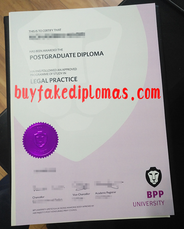 BPP University Diploma, Buy Fake BPP University Diploma