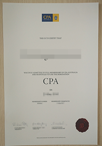 CPA Australia Certificate, Buy Fake CPA Australia Certificate