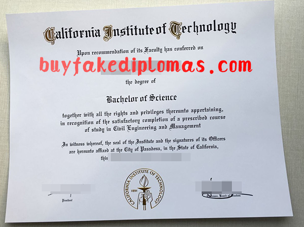 California Institute of Technology Degree, Buy Fake California Institute of Technology Degree