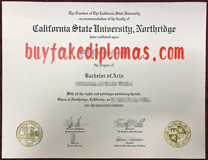 Fake California State University Northridge Degree