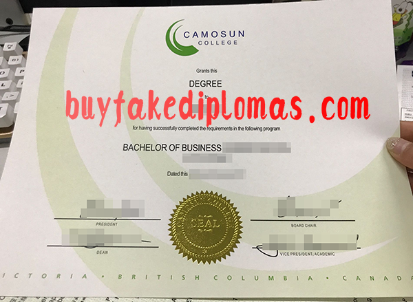 Camosun College Degree, Buy Fake Camosun College Degree