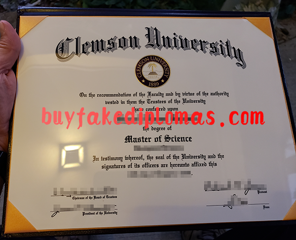 Clemson University Degree, Buy Fake Clemson University Degree