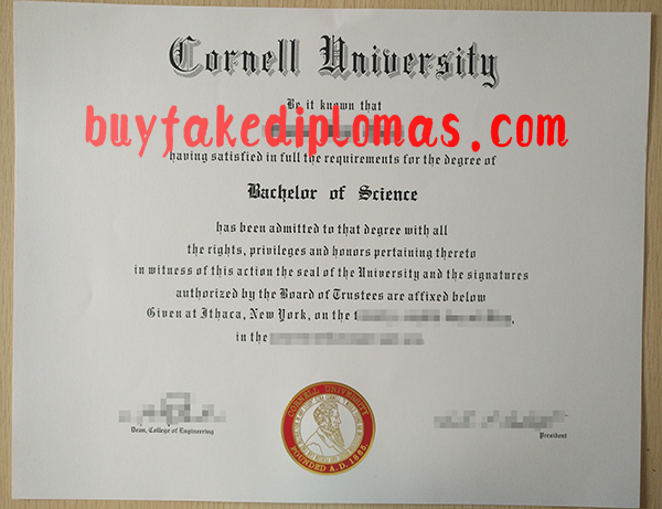 Cornell University Degree, Buy Fake Cornell University Degree