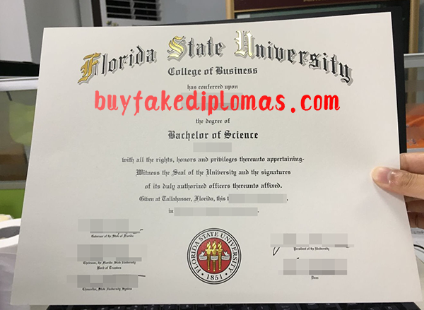 Florida State University Degree, Buy Fake Florida State University Degree