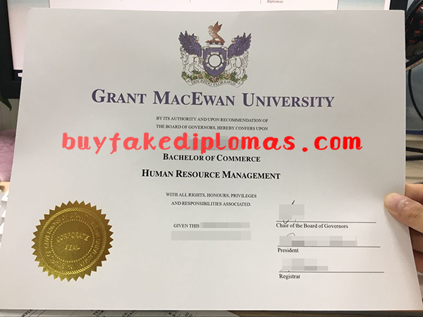 Grant Macewan Degree, Buy Fake Grant Macewan Degree