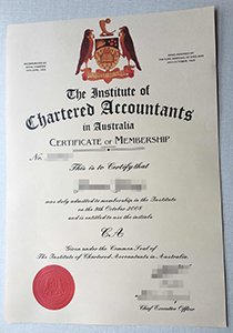 The Institute of Chartered Accountants in Australia Certificate, Buy Fake The Institute of Chartered Accountants in Australia Certificate