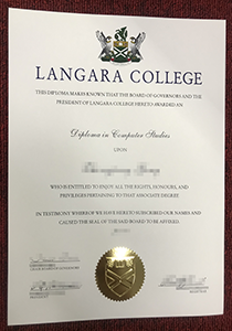 Buy fake diploma of Langara University fake diploma