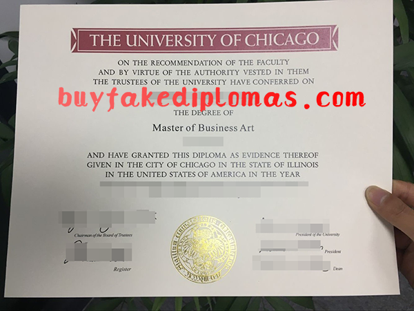 University of Chicago Degree, Buy Fake University of Chicago Degree