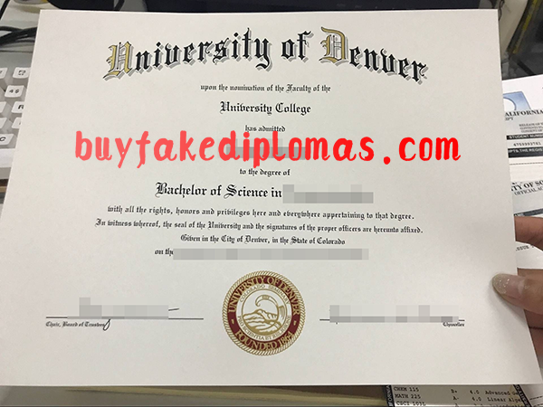 University of Denver Degree, Buy Fake University of Denver Degree