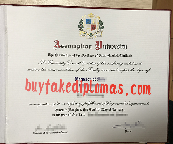 Assumption University Diploma, Buy Fake Assumption University Diploma