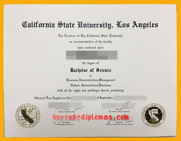 California State University, Los Angeles Degree