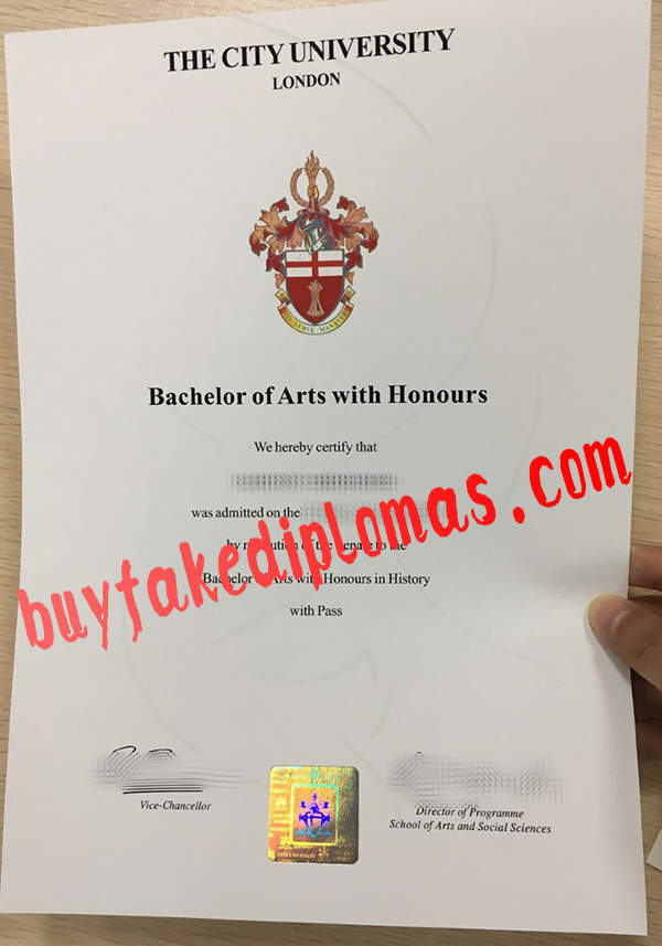 City University London Diploma, Buy Fake City University London Diploma