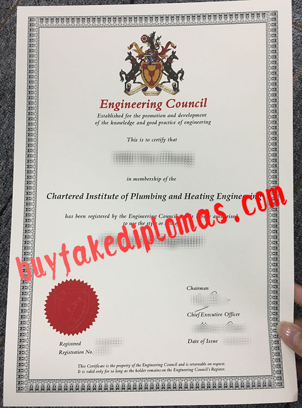 Engineering Council Certificate, Buy Fake Engineering Council Certificate