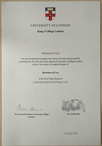 King's College London Diploma, Buy Fake King's College London Diploma