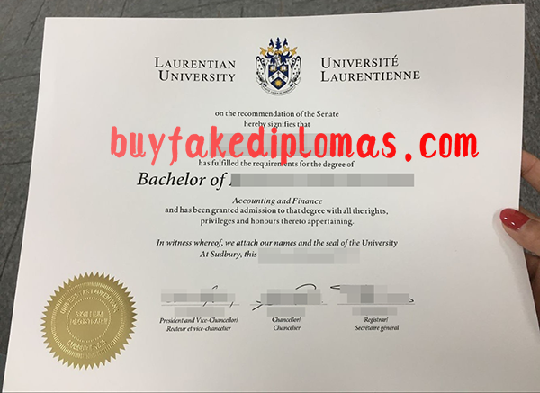 Laurentian University Degree, Buy Fake Laurentian University Degree