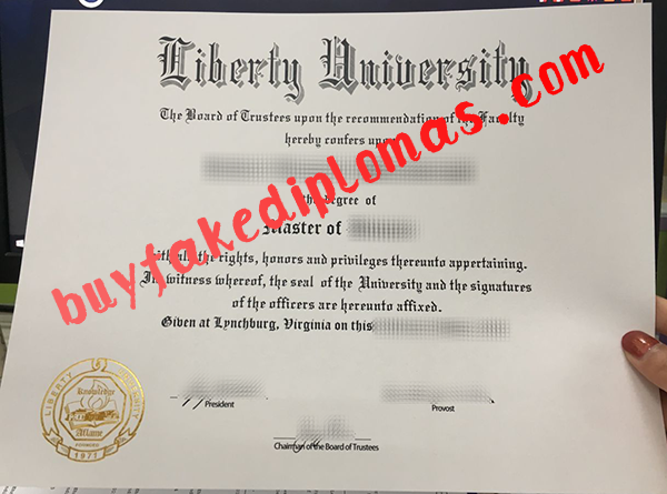 Liberty University Diploma, Buy Fake Liberty University Diploma