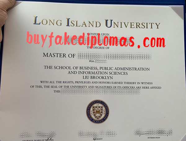 Long Island University Diploma, Buy Fake Long Island University Diploma