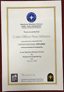 Maritime Warfare School Diploma, Buy Fake Maritime Warfare School Diploma