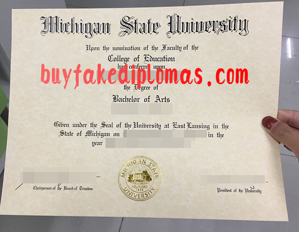 Michigan State Universit Diploma, Buy Fake Michigan State Universit Diploma