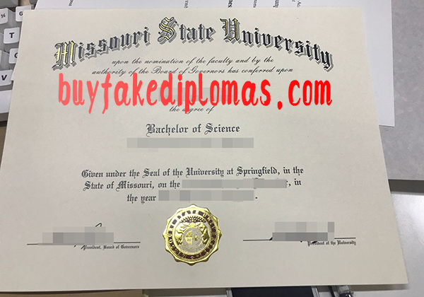 Missouri State University Diploma, Buy Fake Missouri State University Diploma