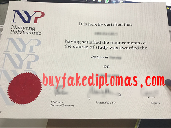 Nanyang Polytechnic Diploma, Buy Fake Nanyang Polytechnic Diploma
