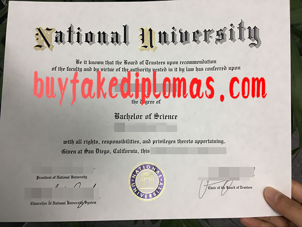 National University Diploma, Buy Fake National University Diploma