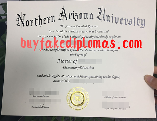 Northern Arizona University Diploma, Buy Fake Northern Arizona University Diploma