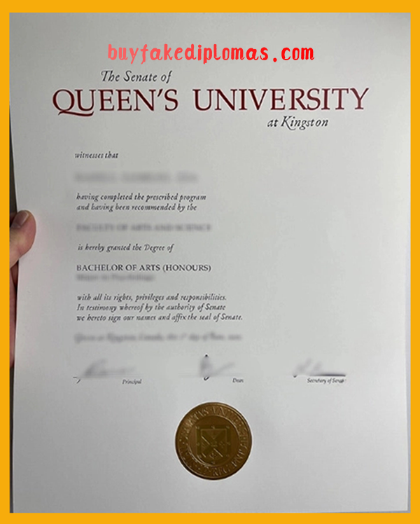 Queens University Degree, Buy Fake Queens University Degree