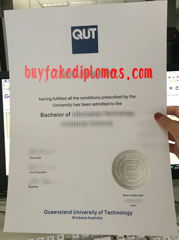 Queensland University of Technology Diploma, Buy Fake Queensland University of Technology Diploma