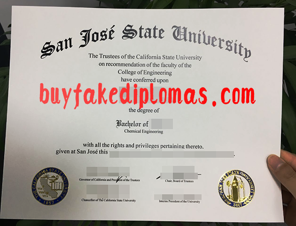 San Jose State University Degree, Buy Fake San Jose State University Degree