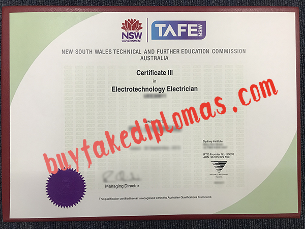 Technical And Further Education Certificate, Buy Fake Technical And Further Education Certificate
