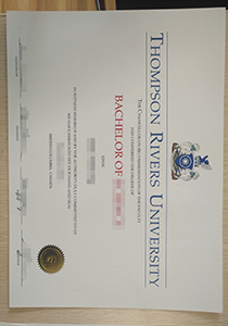 Fake Thompson Rivers University Diploma