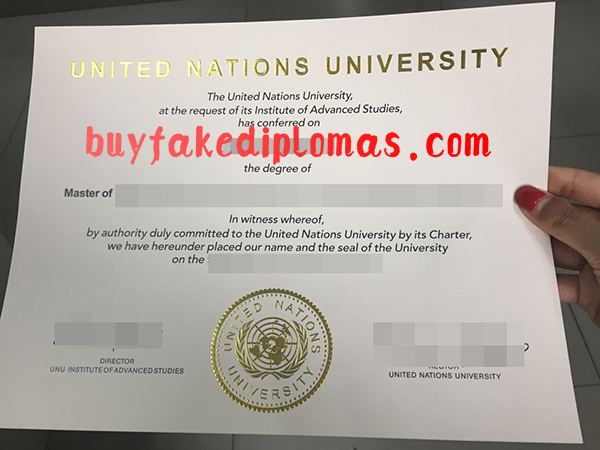 United Nations University Diploma, Buy Fake United Nations University Diploma