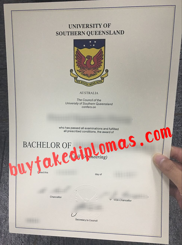 University Of Southern Queensland Diploma, Buy Fake University Of Southern Queensland Diploma