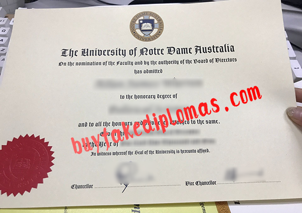 University of Notre Dame Australia Diploma, Buy Fake University of Notre Dame Australia Diploma