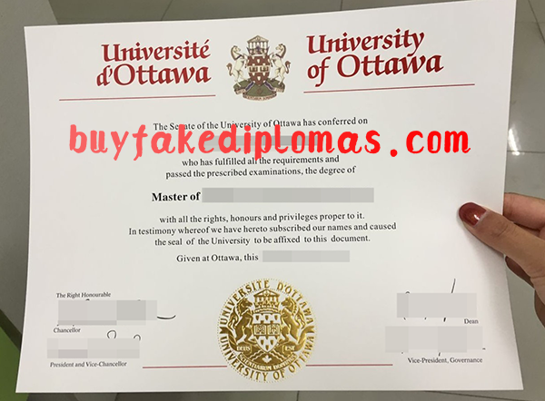 University of Ottawa Diploma, Buy Fake University of Ottawa Diploma