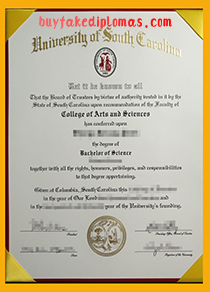 University of South Carolina Diploma