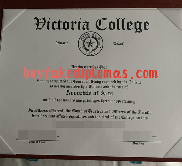 Victoria College Diploma, Buy Fake Victoria College Diploma