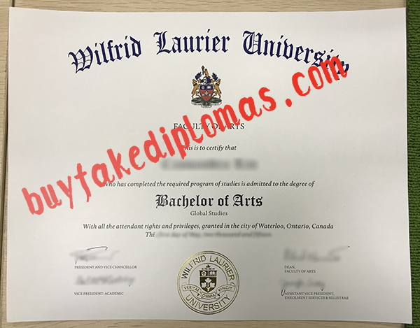 Wilfrid Laurier Universtiy Diploma, Buy Fake Wilfrid Laurier Universtiy Diploma