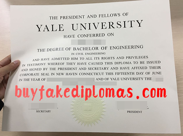 Yale University Diploma, Buy Fake Yale University Diploma