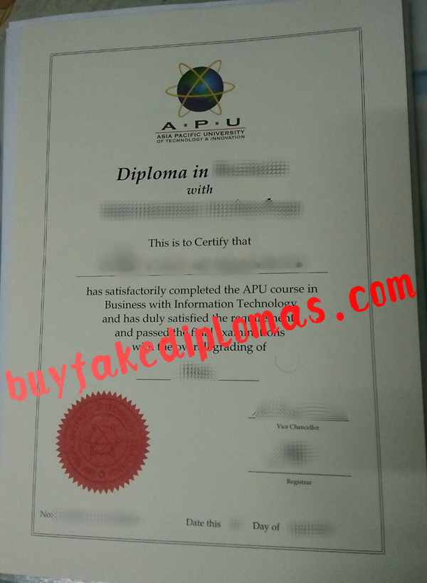 Asia Pacific University Degree, Buy Fake Asia Pacific University Degree