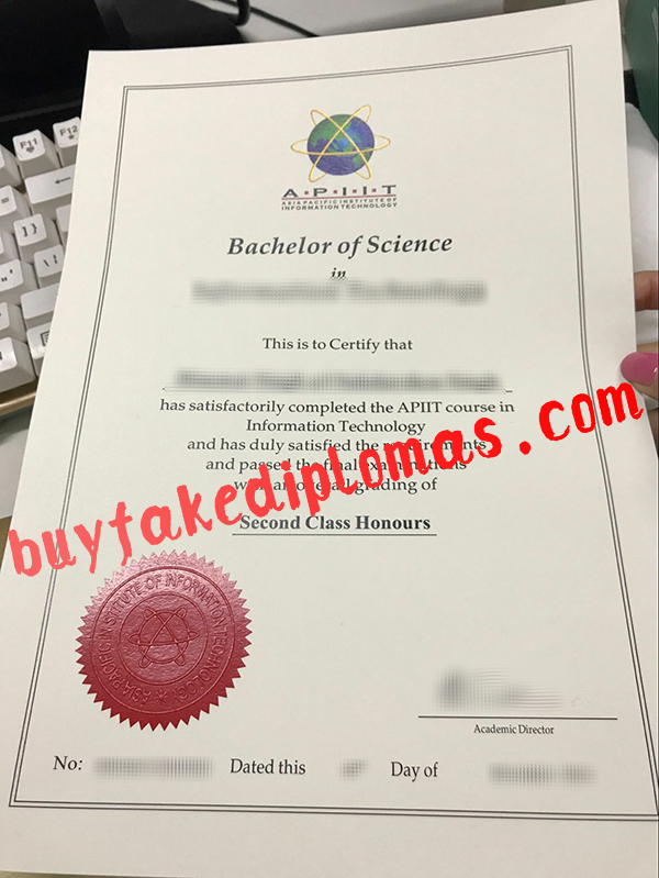 APIIT Diploma, Buy Fake APIIT Diploma