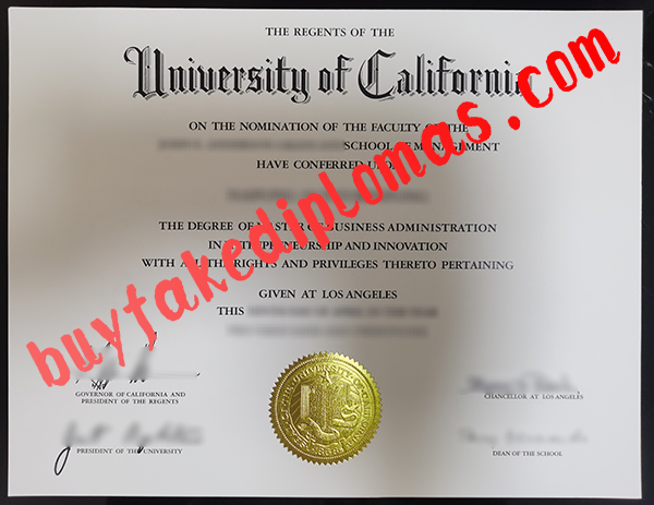 Regents of University of California Diploma, Buy Fake Regents of University of California Diploma