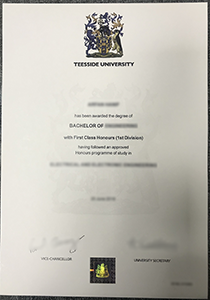 Teesside University Diploma, Buy Fake Teesside University Diploma