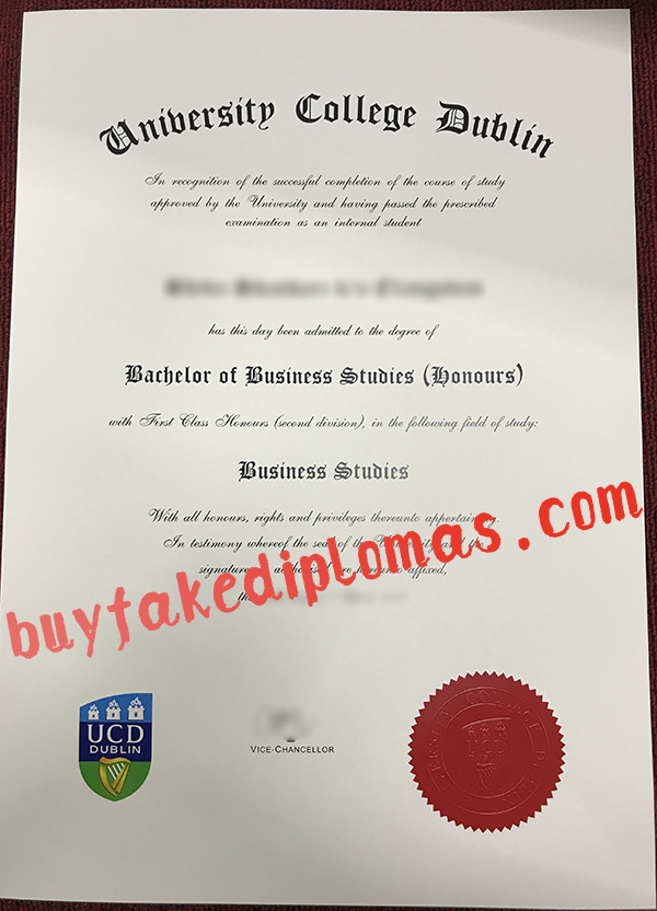 University College Dublin Diploma, Buy Fake University College Dublin Diploma