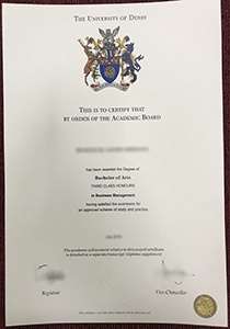 University of Derby Diploma, Buy Fake University of Derby Diploma